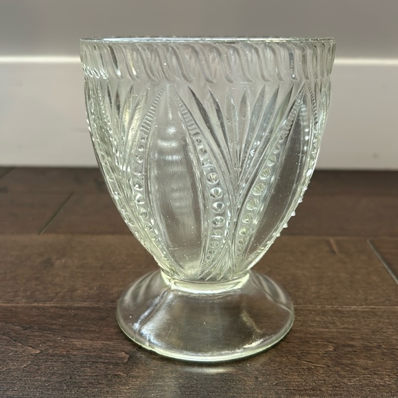 Vintage Bead Oval & Fan Spoon 208 by Diamond Flint Glass Co. (Reproduction) - Picture 1 of 16